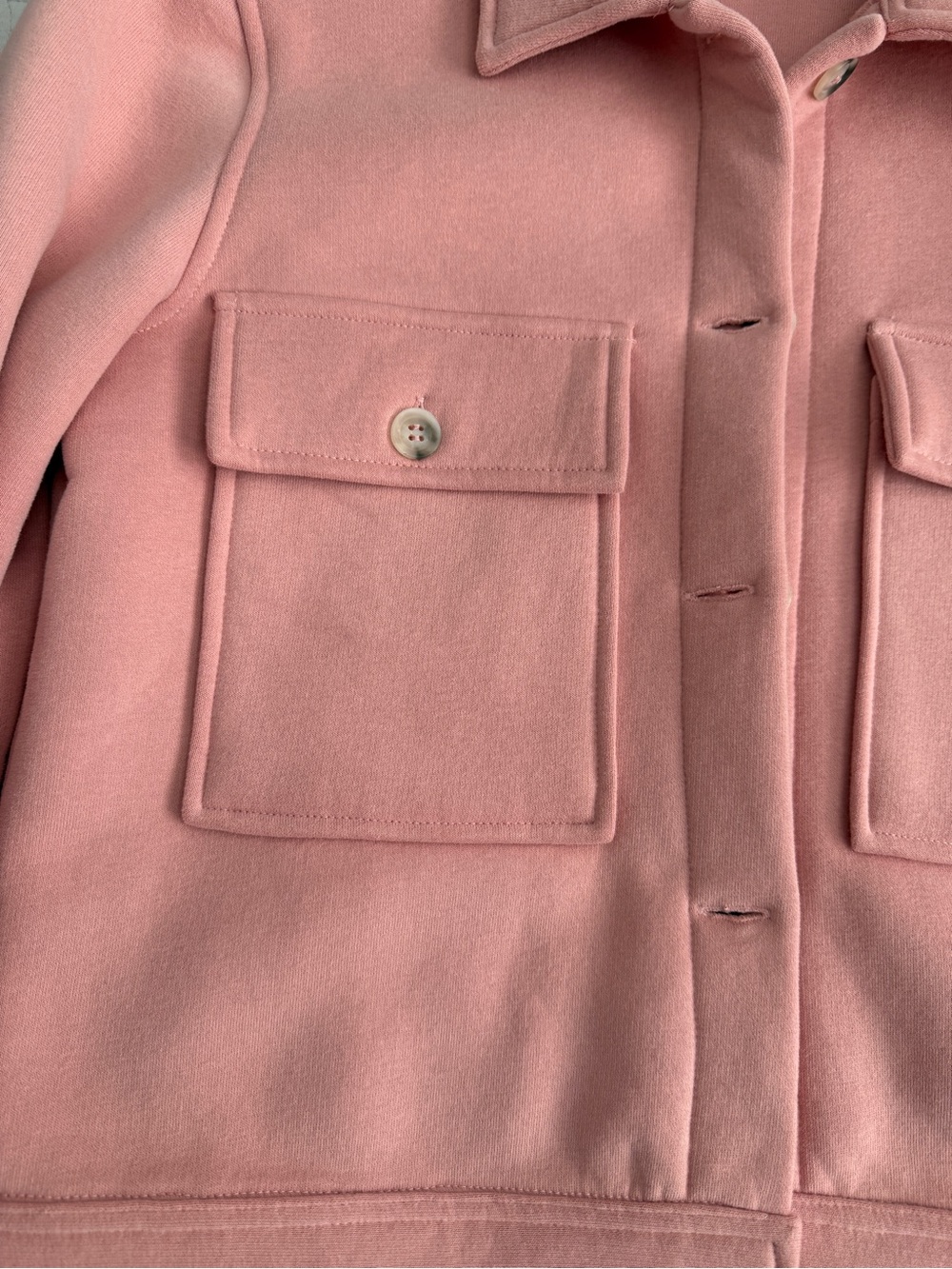 Blusk Pink Button-Front Jacket - Picture 2 of 7